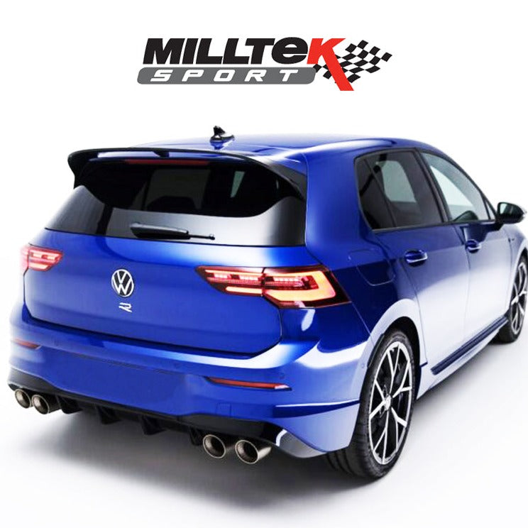 MILLTEK PARTICULATE FILTER-BACK NON-RES WITH TITANIUM GT-115 TRIMS | GOLF 8R